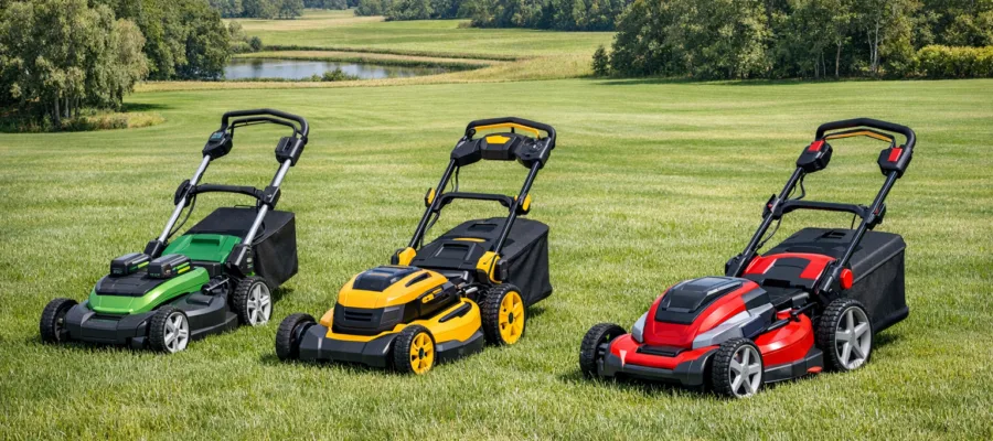 Akku Rasenmaeher fuer grosse Rasenflaechen: Leistungsfaehige Modelle im Vergleich