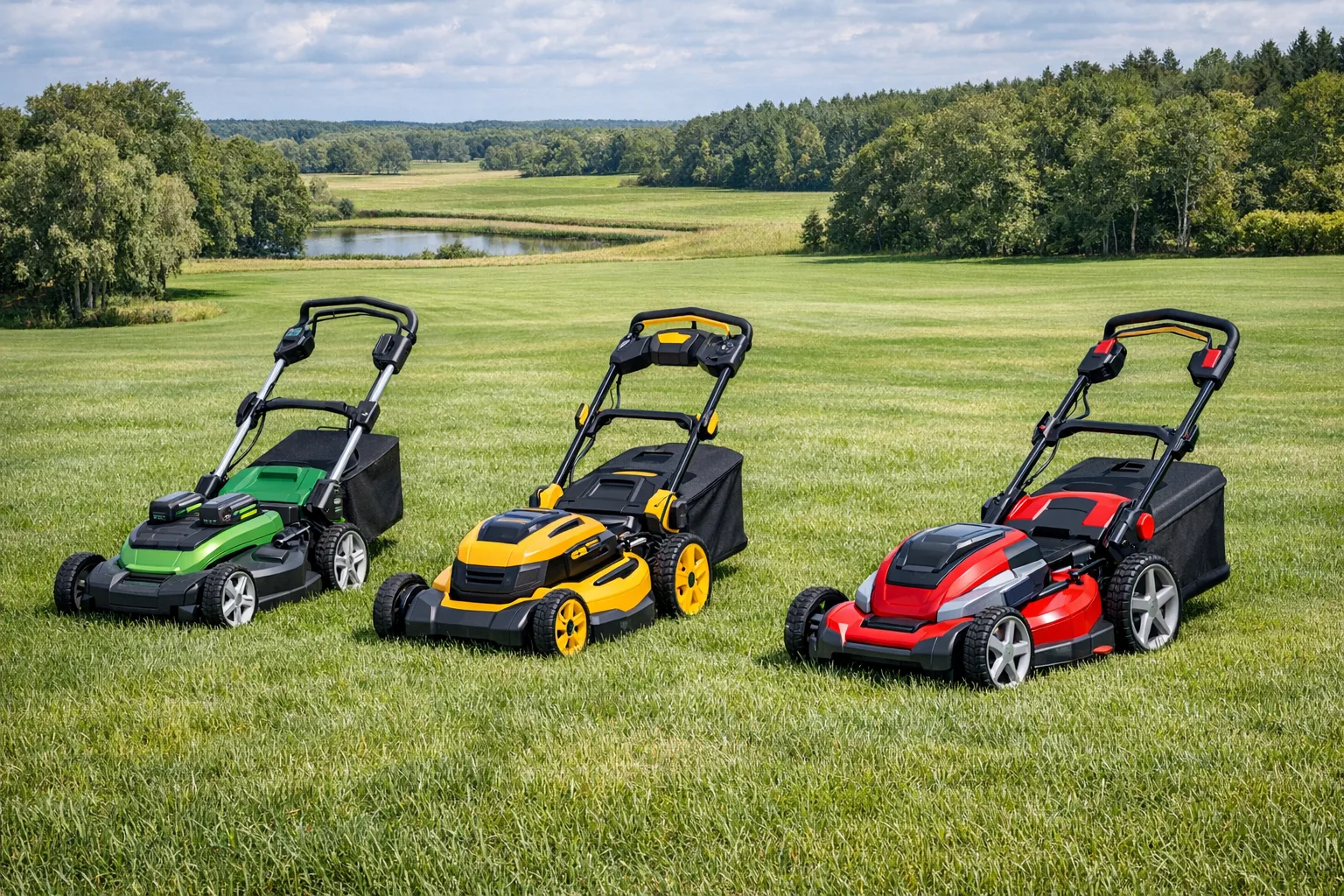 Akku Rasenmaeher fuer grosse Rasenflaechen: Leistungsfaehige Modelle im Vergleich