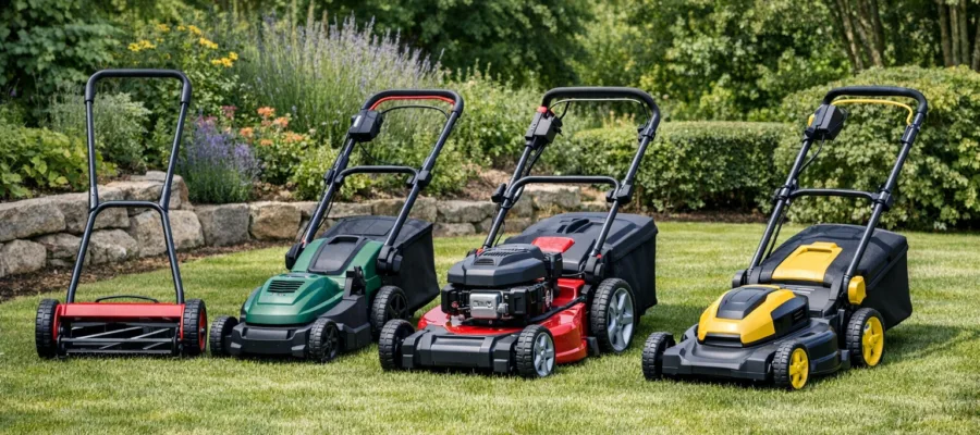 Rasenmaeher Arten erklaert: Welcher Rasenmaeher passt zu Ihrem Garten?