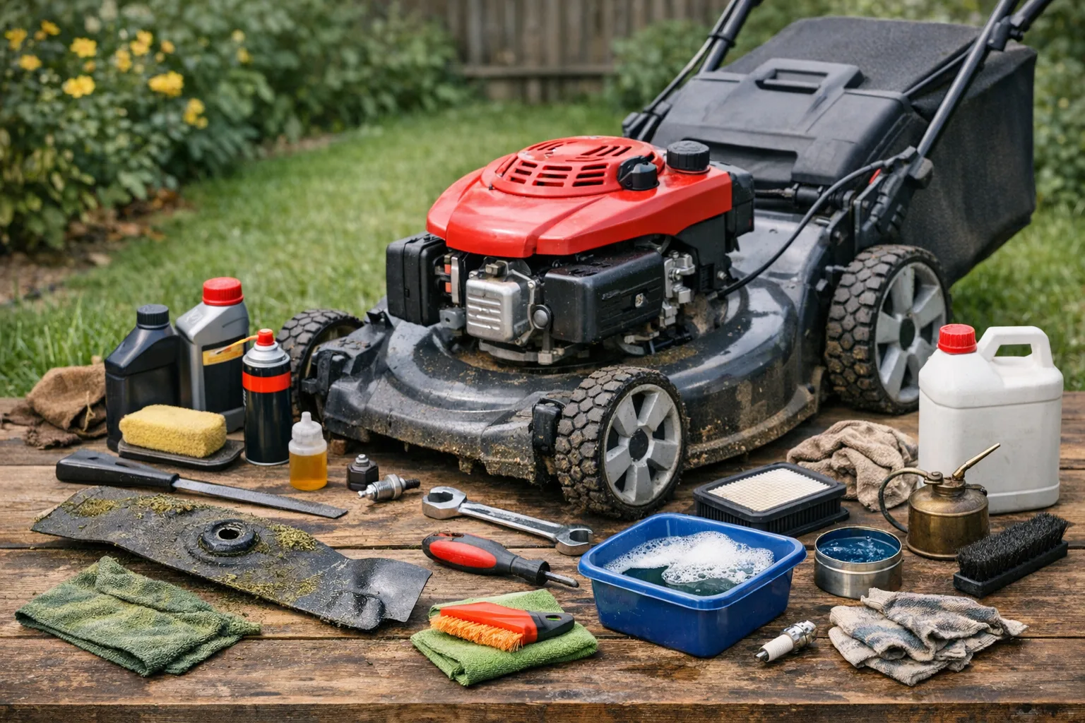 Rasenmaeher-Pflege unterhaltsam erklaert: Tipps ohne Fachchinesisch fuer Gartenfreunde