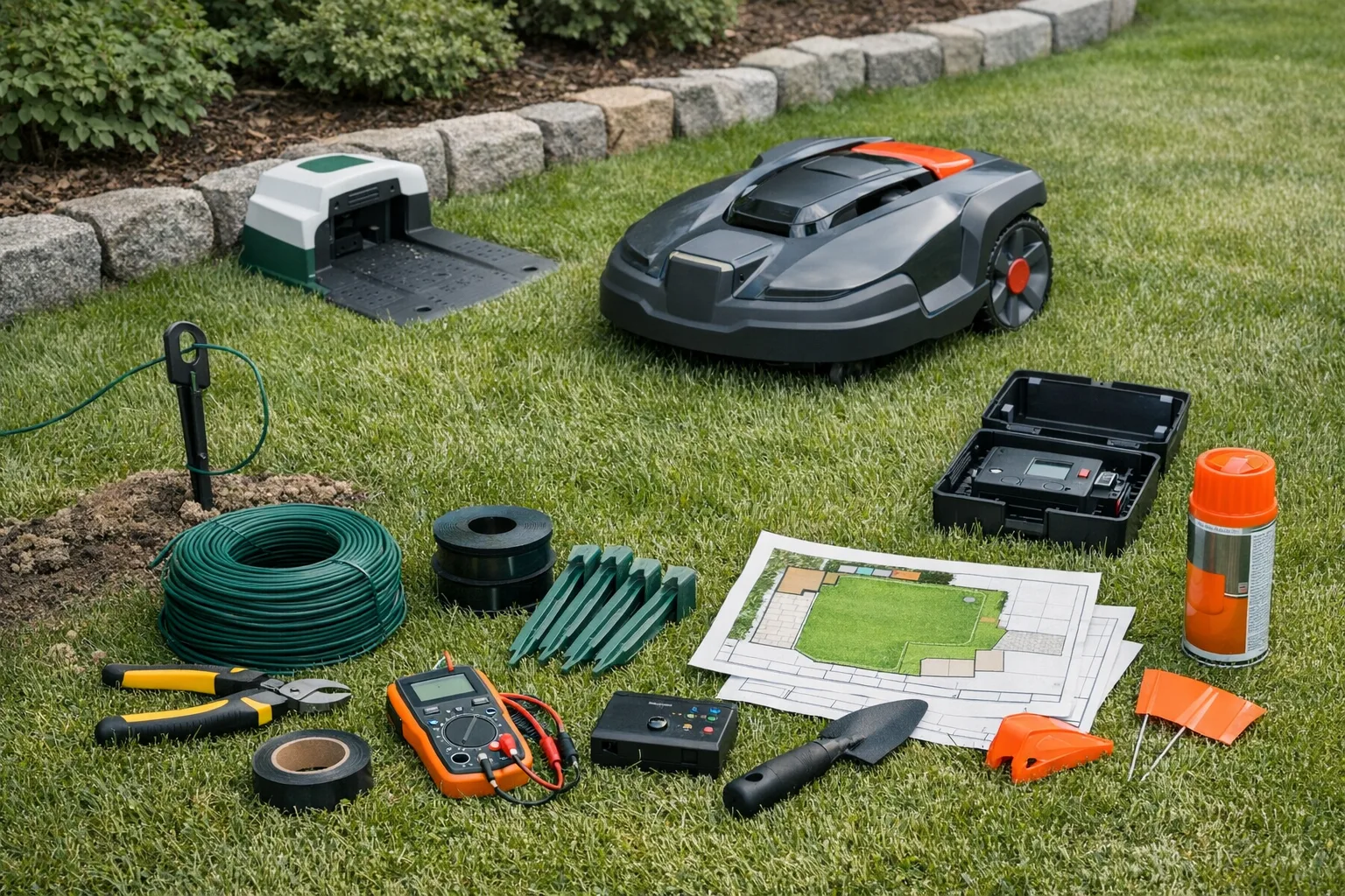 Roboter Rasenmaeher Installation und Grenzen: So planen Sie die Nutzung richtig