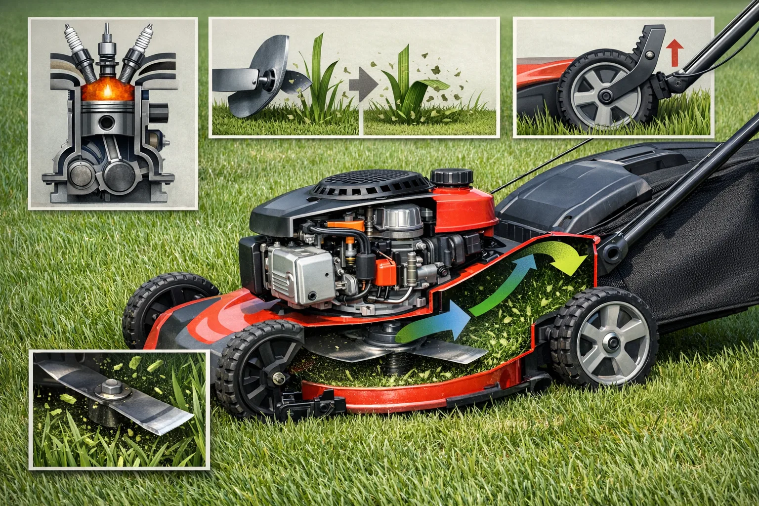 So funktioniert ein Rasenmaeher: Einfach erklaert mit anschaulichen Beispielen