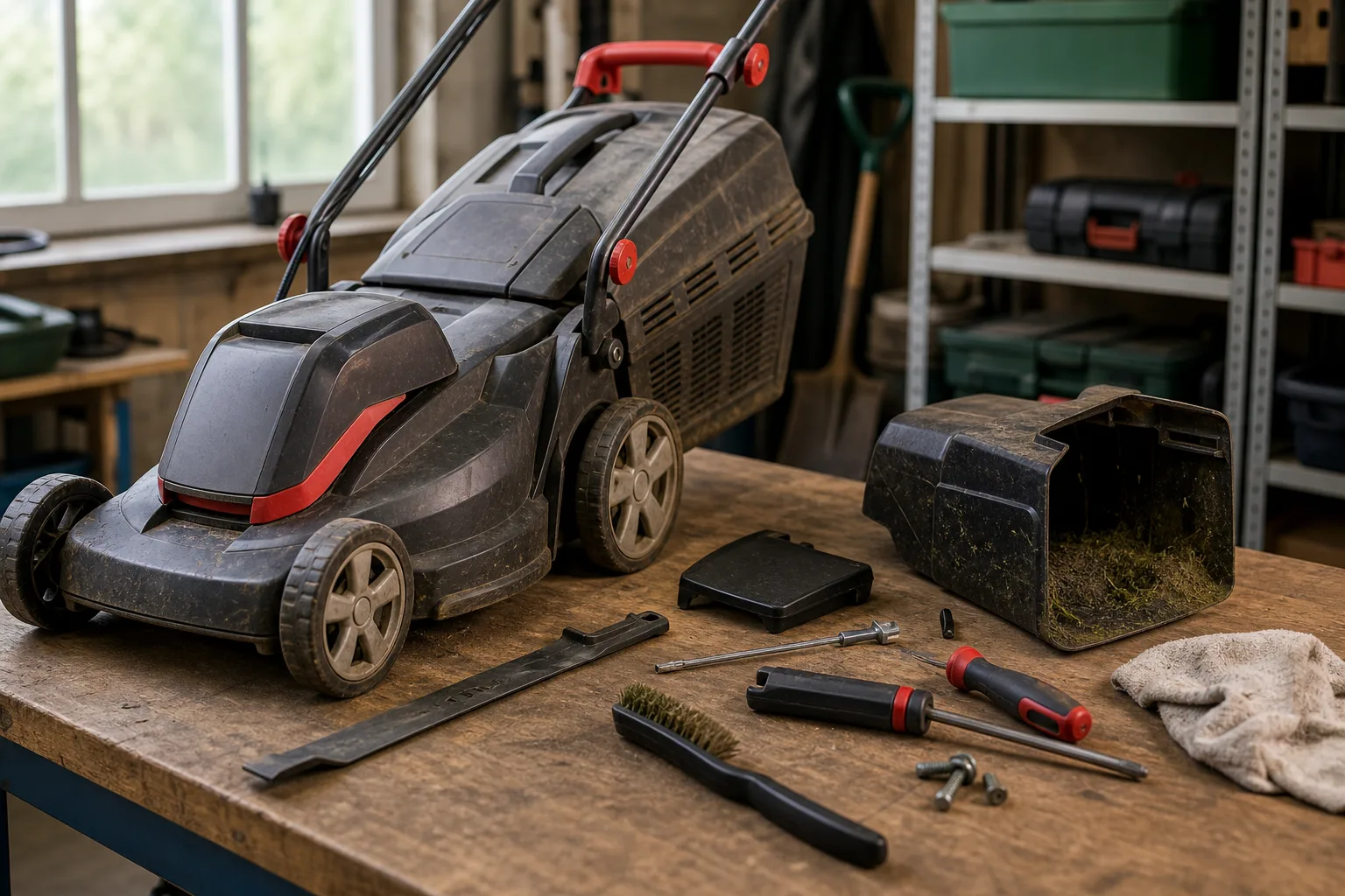 Elektrischen Rasenmaeher selbst warten: Sicherheitstipps und DIY Reparaturanleitung