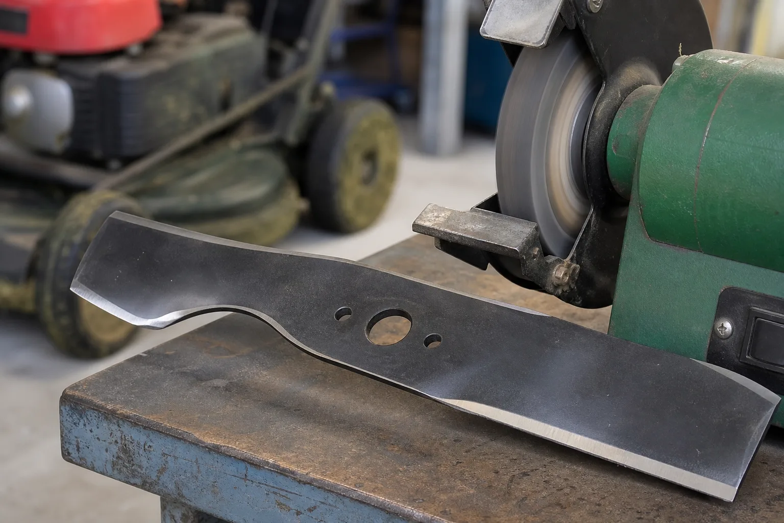 Rasenmaeher Messer selbst schaerfen: Effiziente Techniken fuer ein perfektes Schnittbild